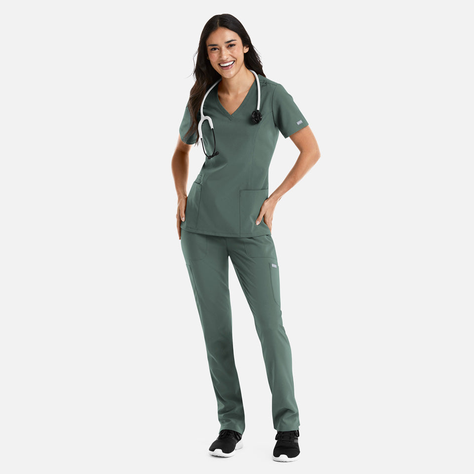 Women's Double V-Neck Top | 5001