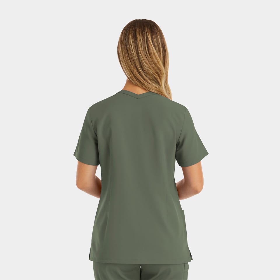 Women's Double V-Neck Top | 5001