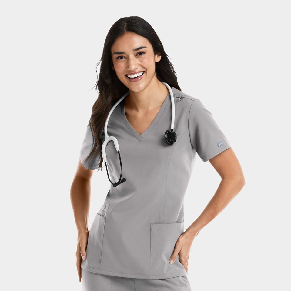 Women's Double V-Neck Top | 5001