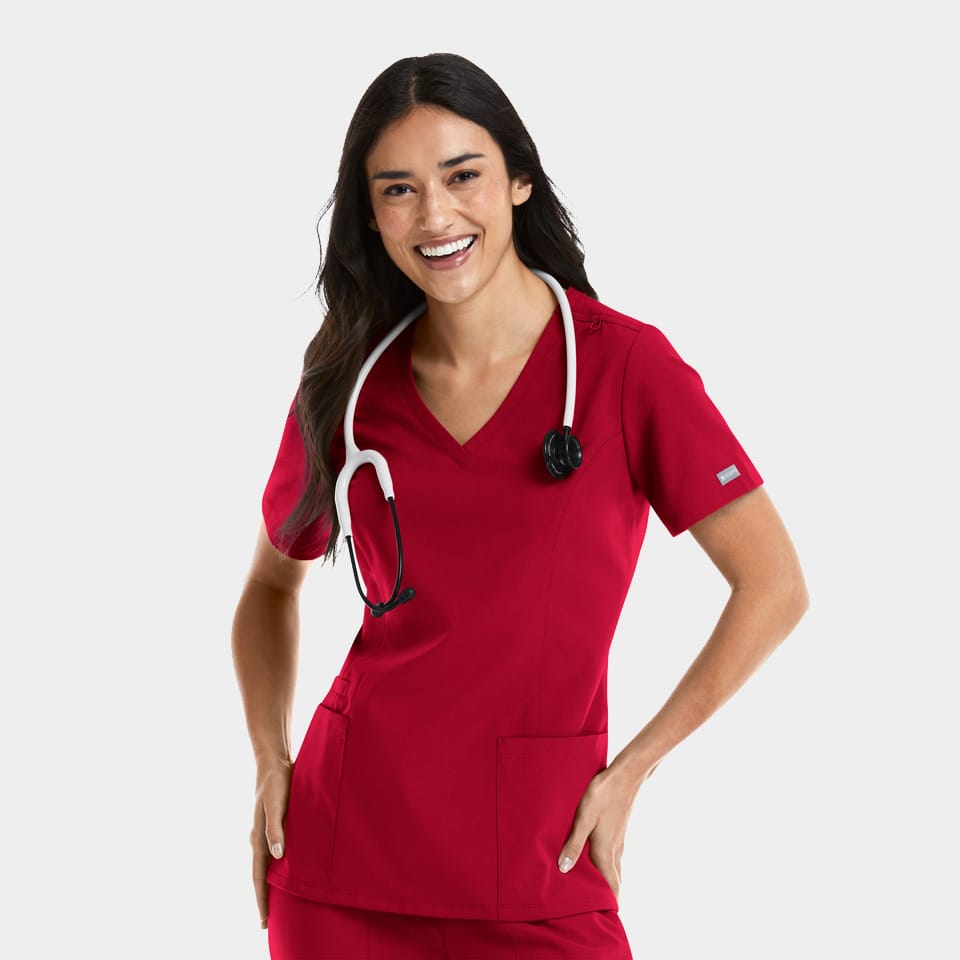 Women's Double V-Neck Top | 5001