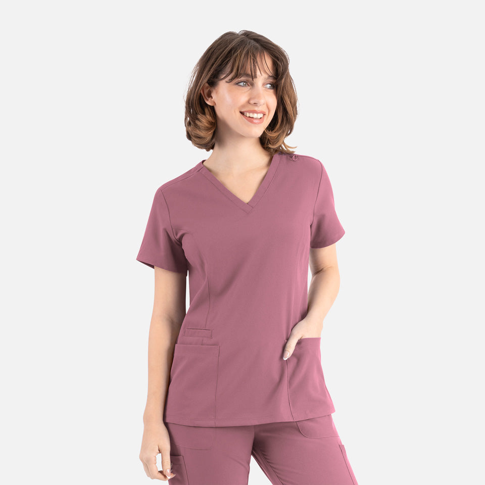 Women's Double V-Neck Top | 5001