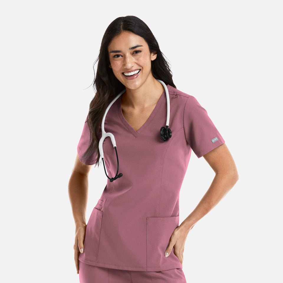 Women's Double V-Neck Top | 5001