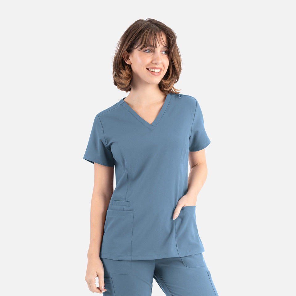 Women's Double V-Neck Top | 5001