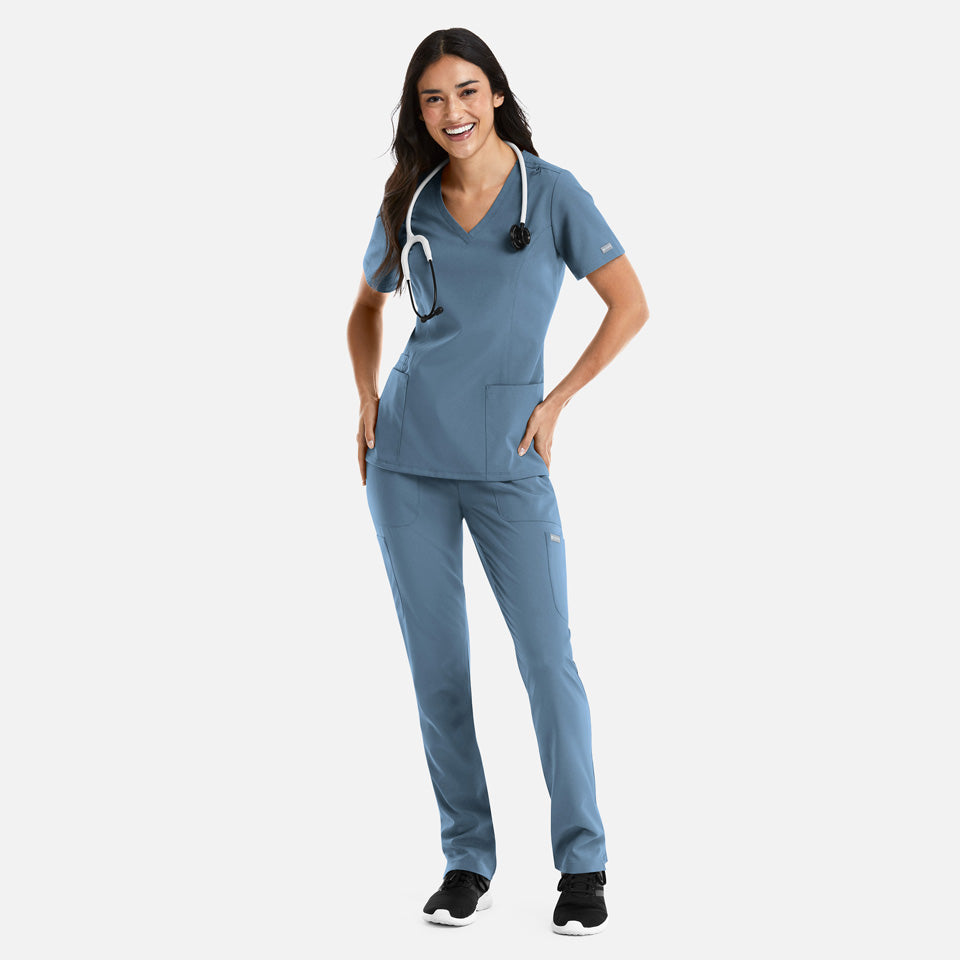 Women's Double V-Neck Top | 5001