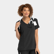 Women's Mock Wrap Top | 5002