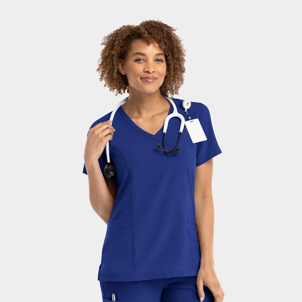 Women's Mock Wrap Top | 5002