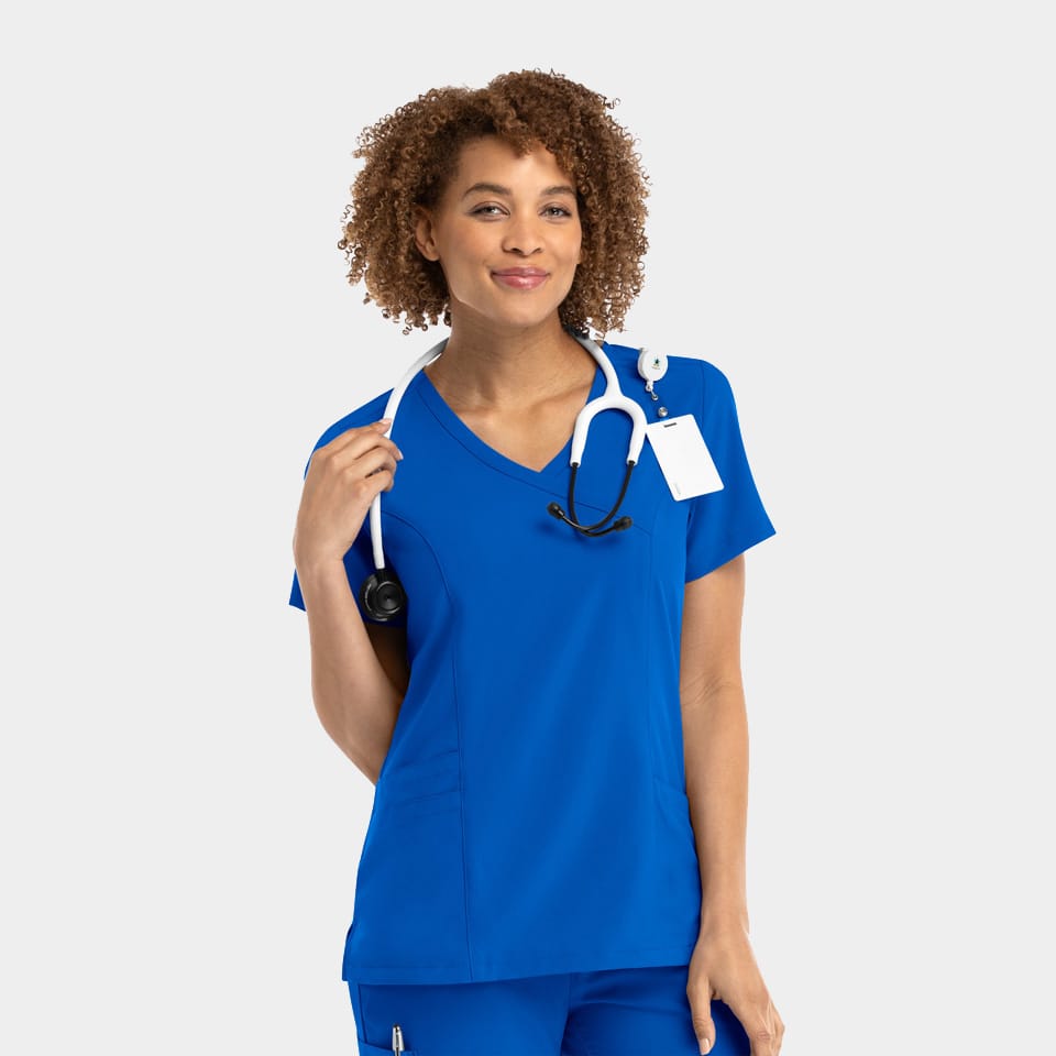 Women's Mock Wrap Top | 5002