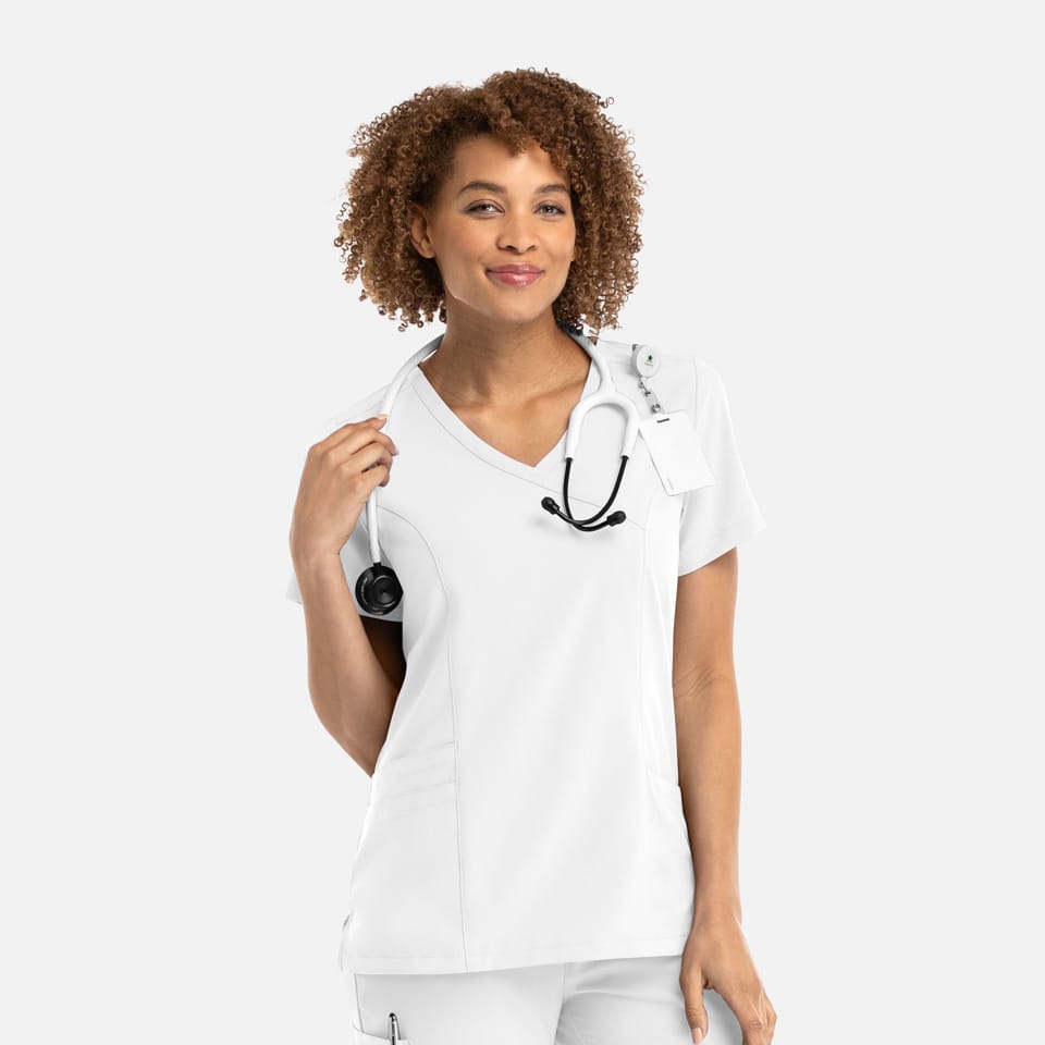 Women's Mock Wrap Top | 5002
