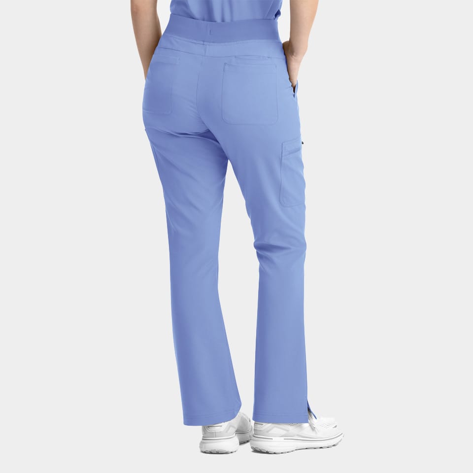 Women's Full Elastic Band Flare Leg Pant | 5093