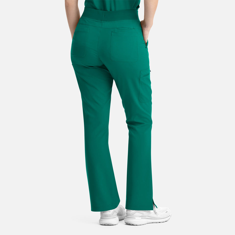 Women's Full Elastic Band Flare Leg Pant | 5093