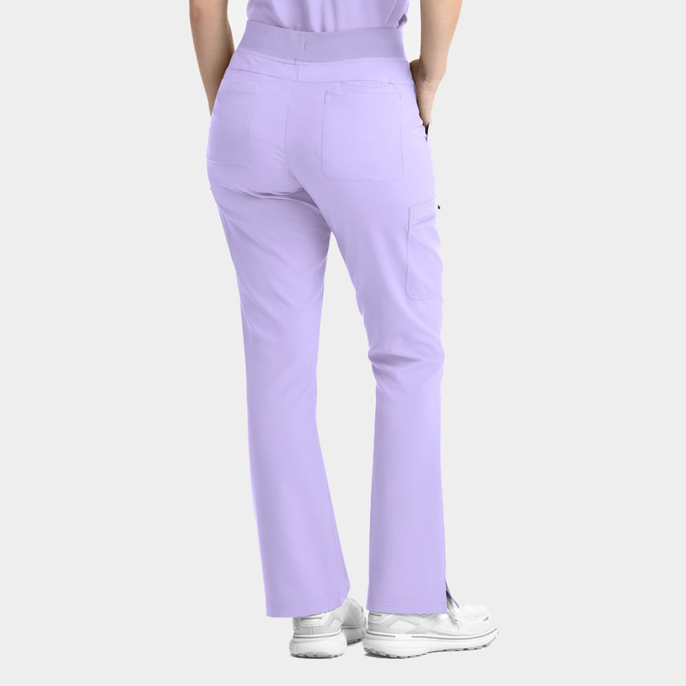 Women's Full Elastic Band Flare Leg Pant | 5093