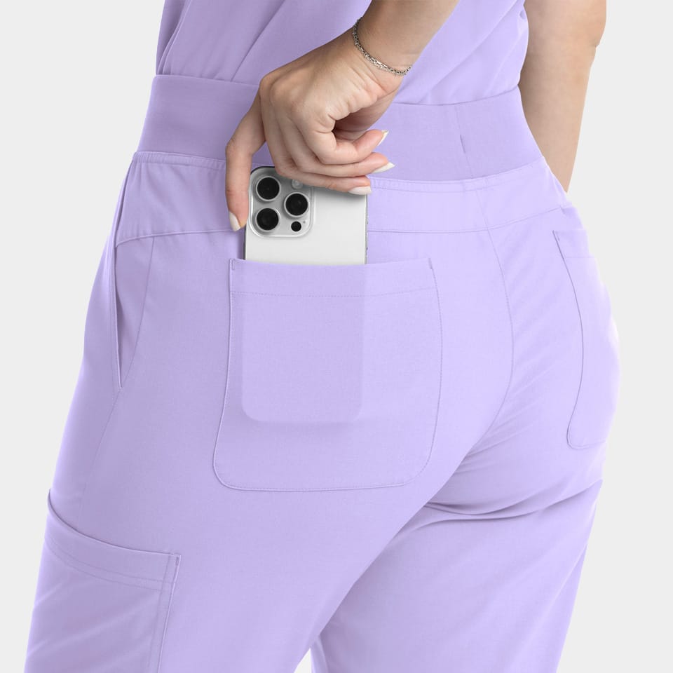 Women's Full Elastic Band Flare Leg Pant | 5093