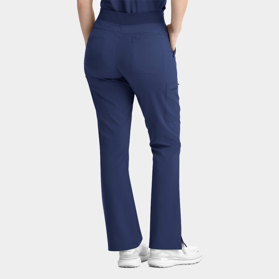 Women's Full Elastic Band Flare Leg Pant | 5093