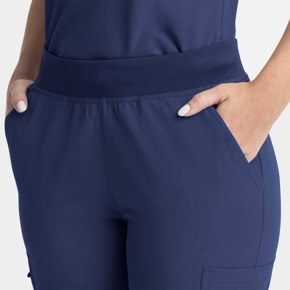 Women's Full Elastic Band Flare Leg Pant | 5093