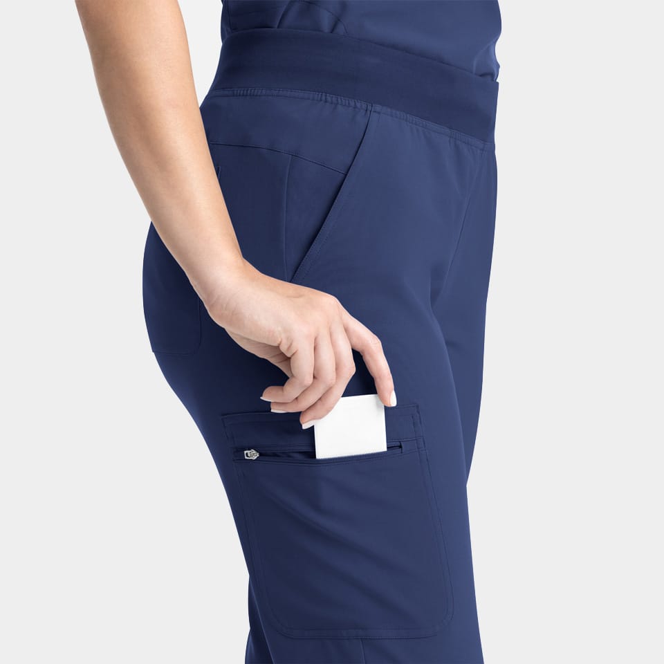 Women's Full Elastic Band Flare Leg Pant | 5093