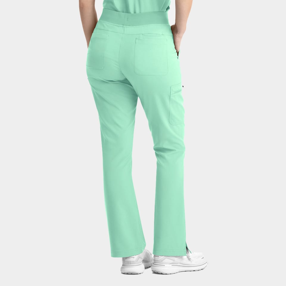 Women's Full Elastic Band Flare Leg Pant | 5093