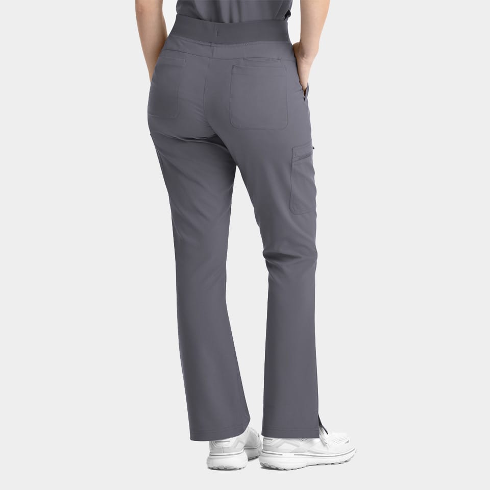 Women's Full Elastic Band Flare Leg Pant | 5093