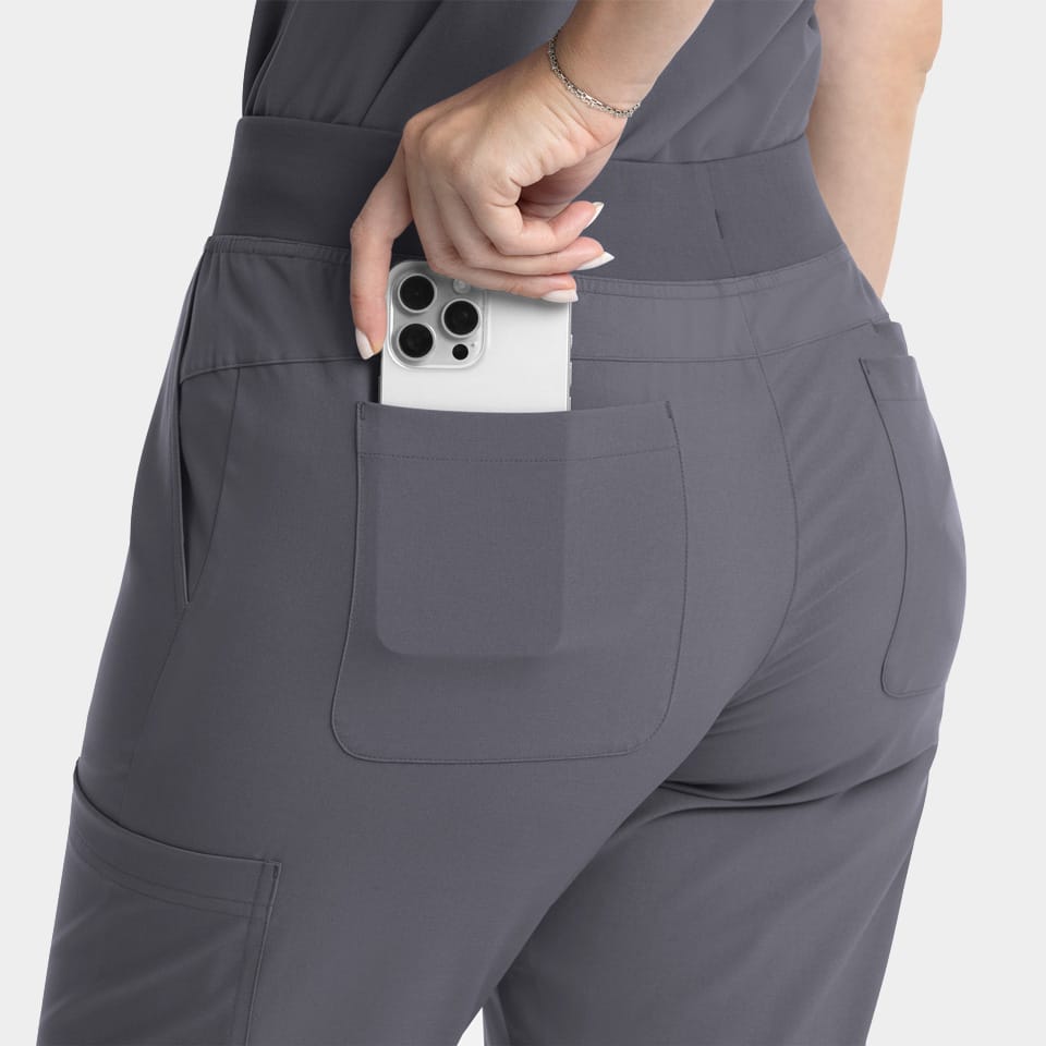 Women's Full Elastic Band Flare Leg Pant | 5093