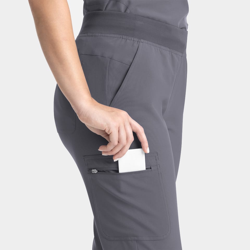 Women's Full Elastic Band Flare Leg Pant | 5093