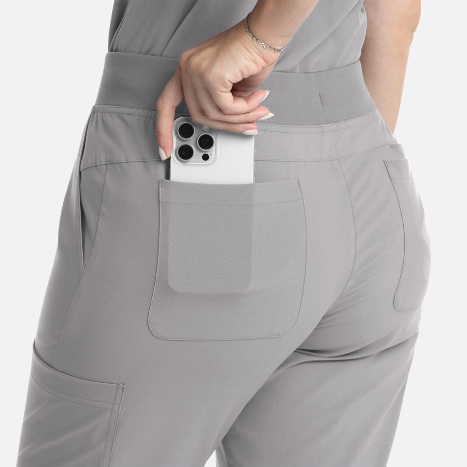 Women's Full Elastic Band Flare Leg Pant | 5093