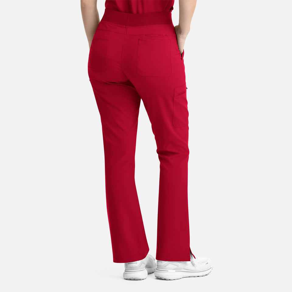 Women's Full Elastic Band Flare Leg Pant | 5093
