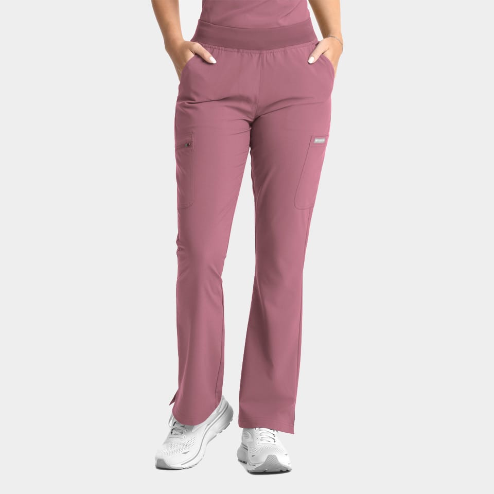 Women's Full Elastic Band Flare Leg Pant | 5093