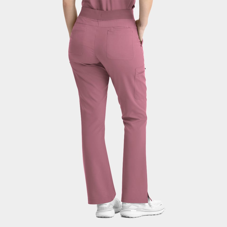 Women's Full Elastic Band Flare Leg Pant | 5093