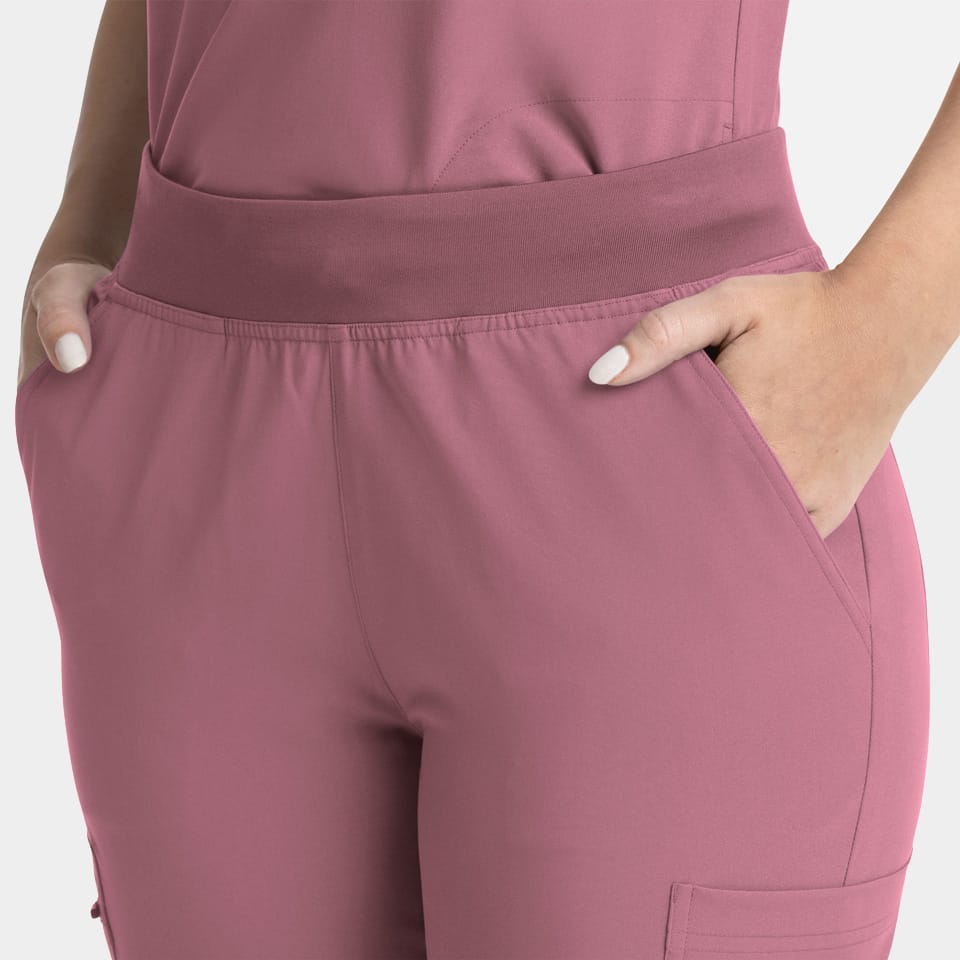 Women's Full Elastic Band Flare Leg Pant | 5093