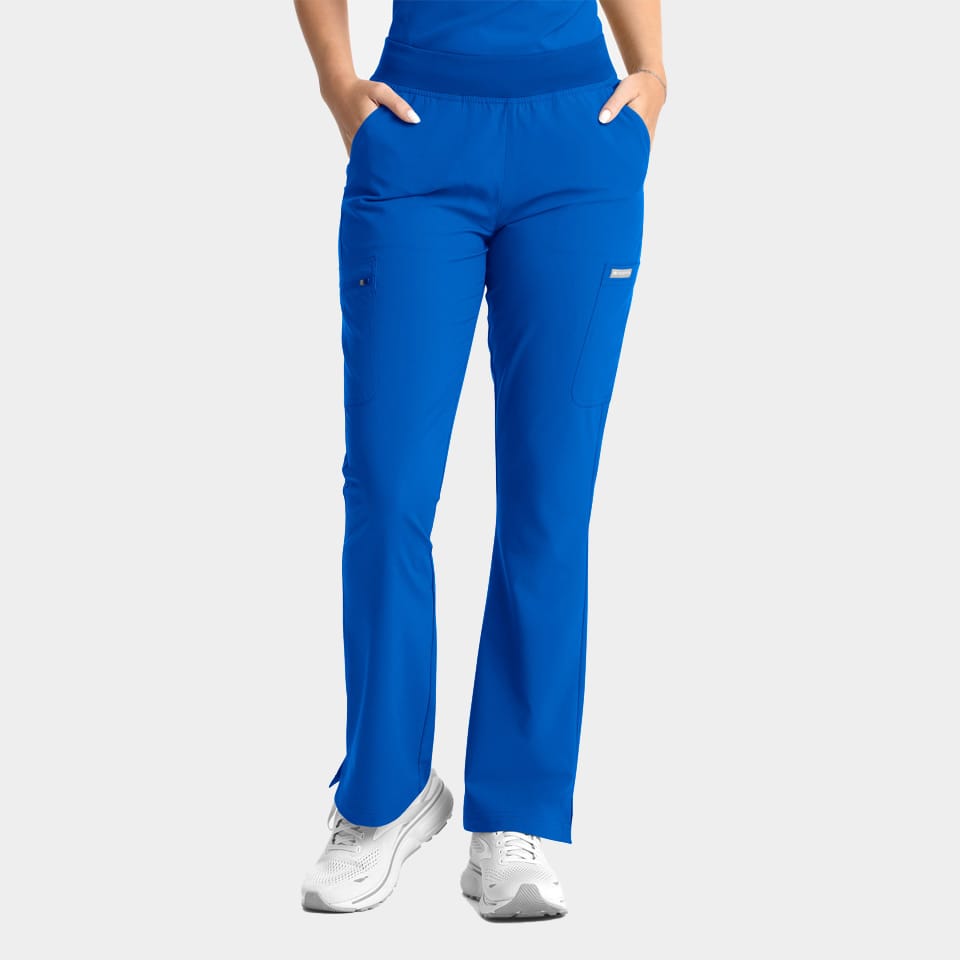 Women's Full Elastic Band Flare Leg Pant | 5093