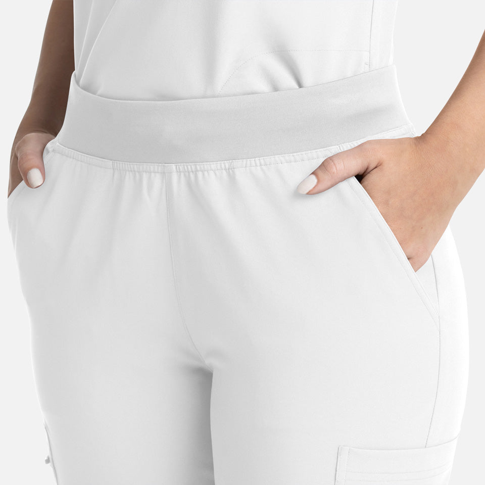Women's Full Elastic Band Flare Leg Pant | 5093