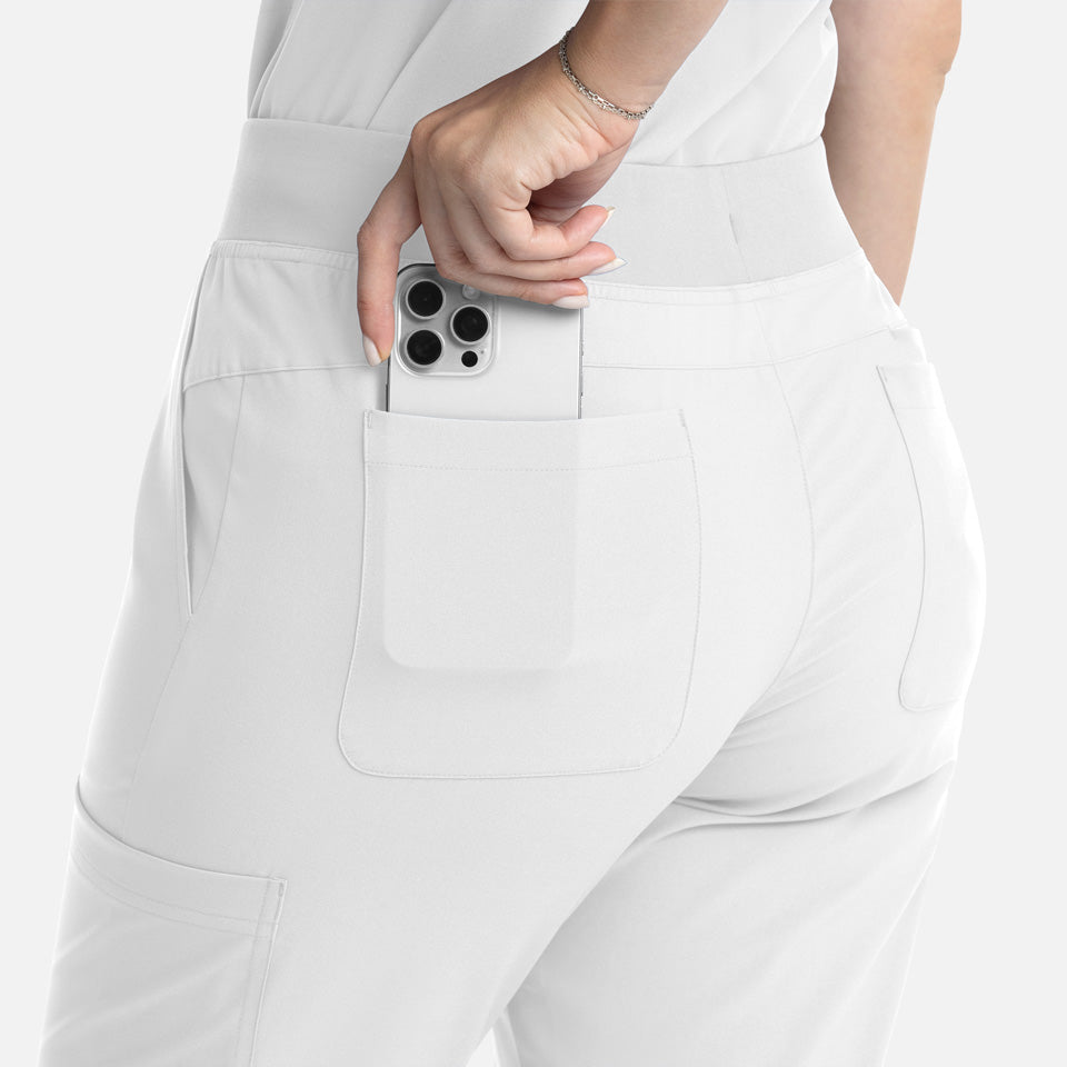 Women's Full Elastic Band Flare Leg Pant | 5093