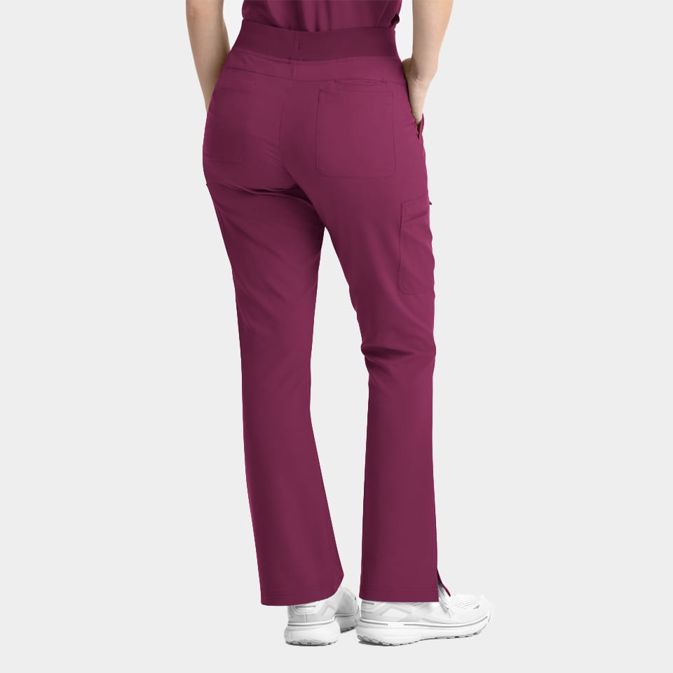Women's Full Elastic Band Flare Leg Pant | 5093