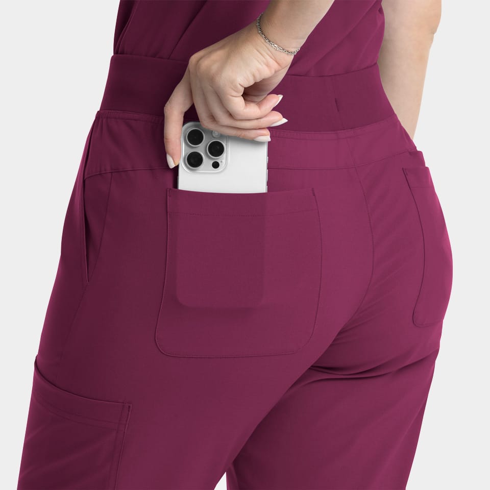 Women's Full Elastic Band Flare Leg Pant | 5093