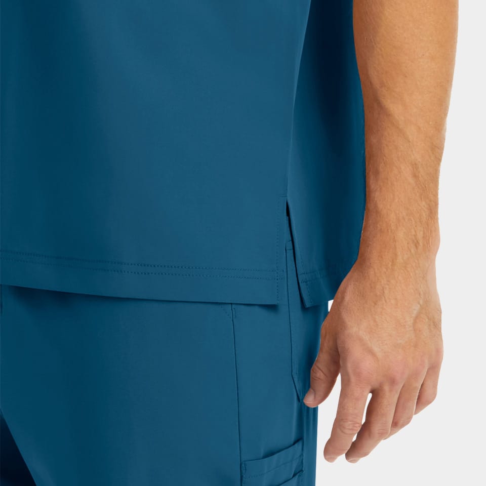 Men's Chest Pocket V-Neck Top | 5801