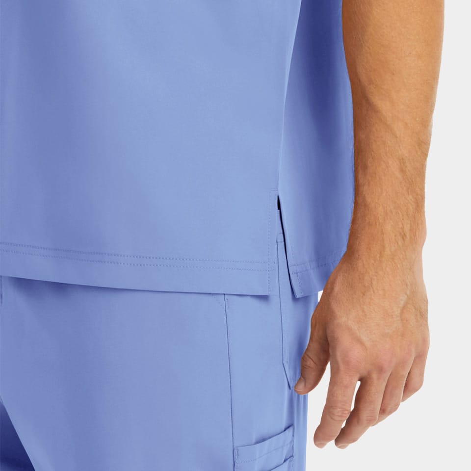 Men's Chest Pocket V-Neck Top | 5801