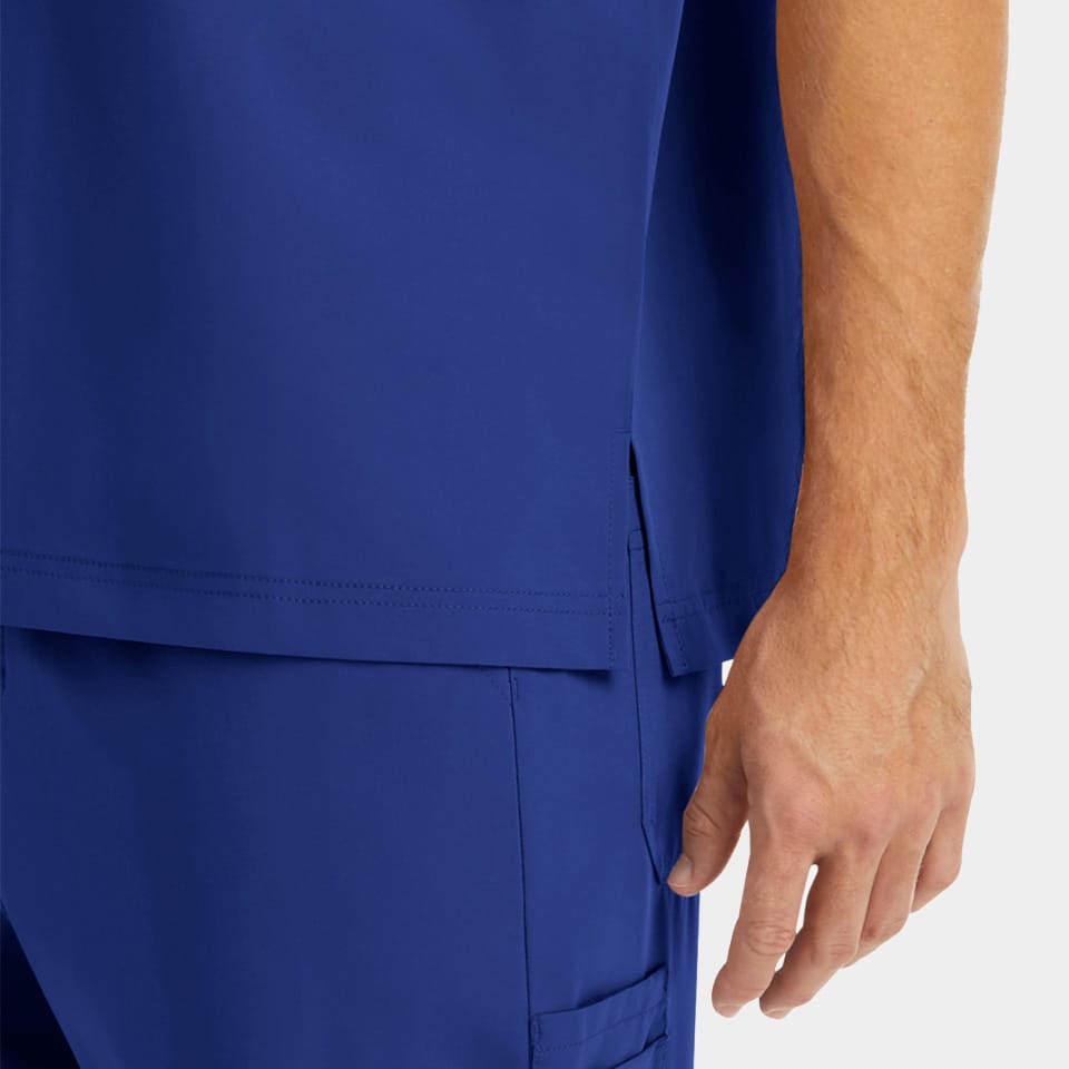 Men's Chest Pocket V-Neck Top | 5801