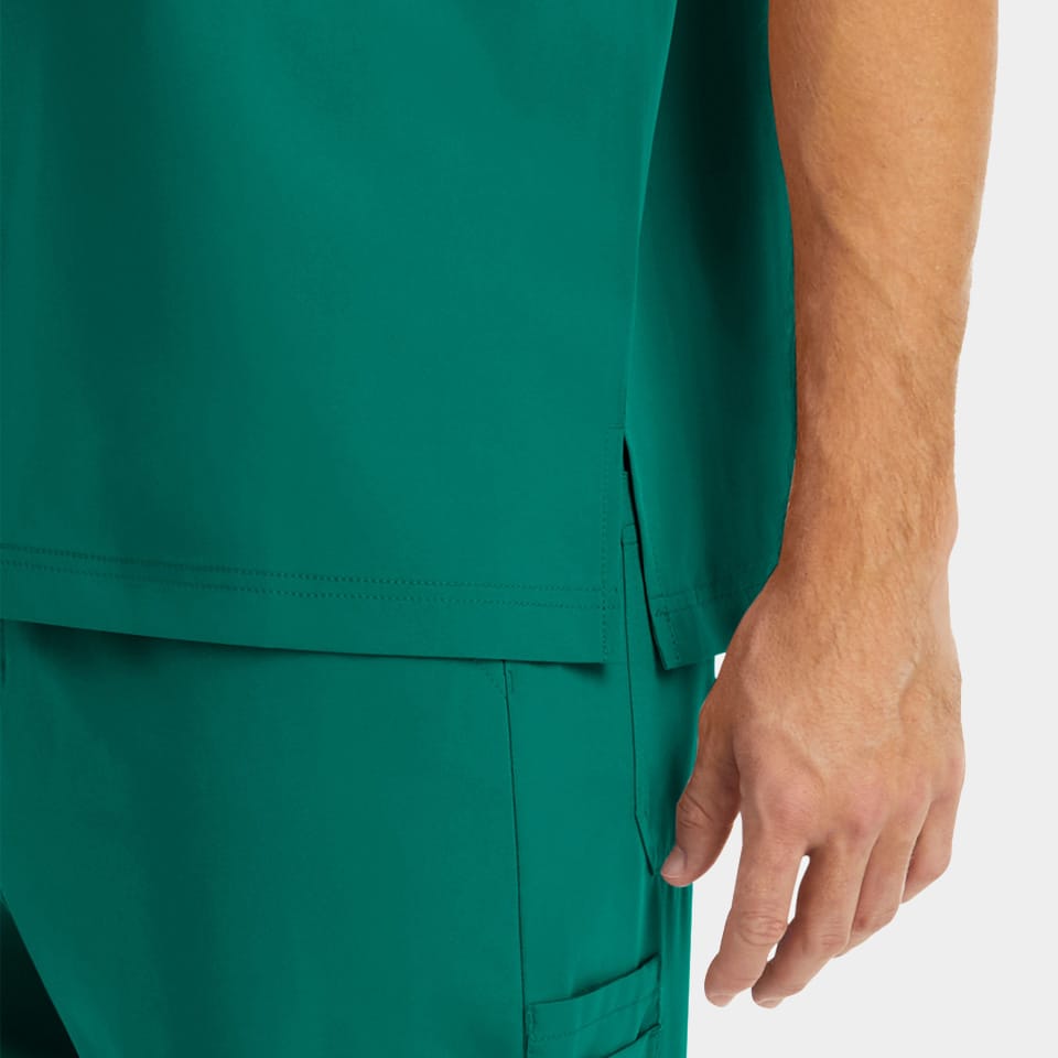Men's Chest Pocket V-Neck Top | 5801