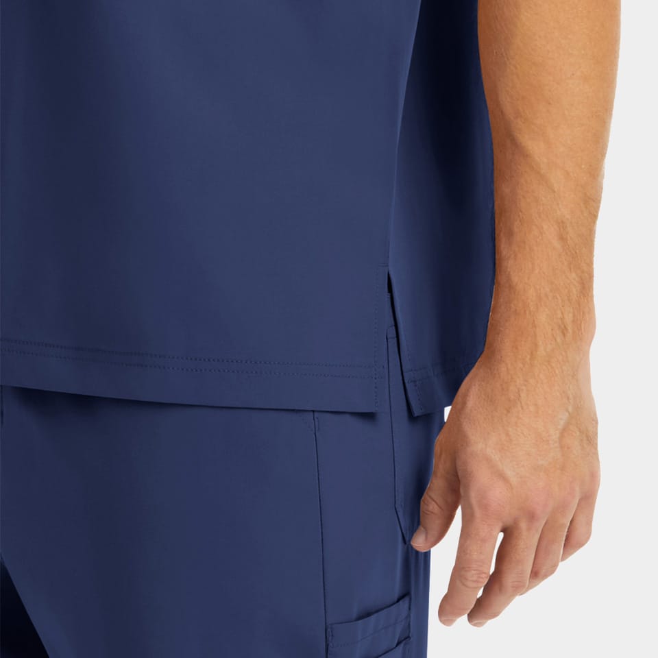 Men's Chest Pocket V-Neck Top | 5801
