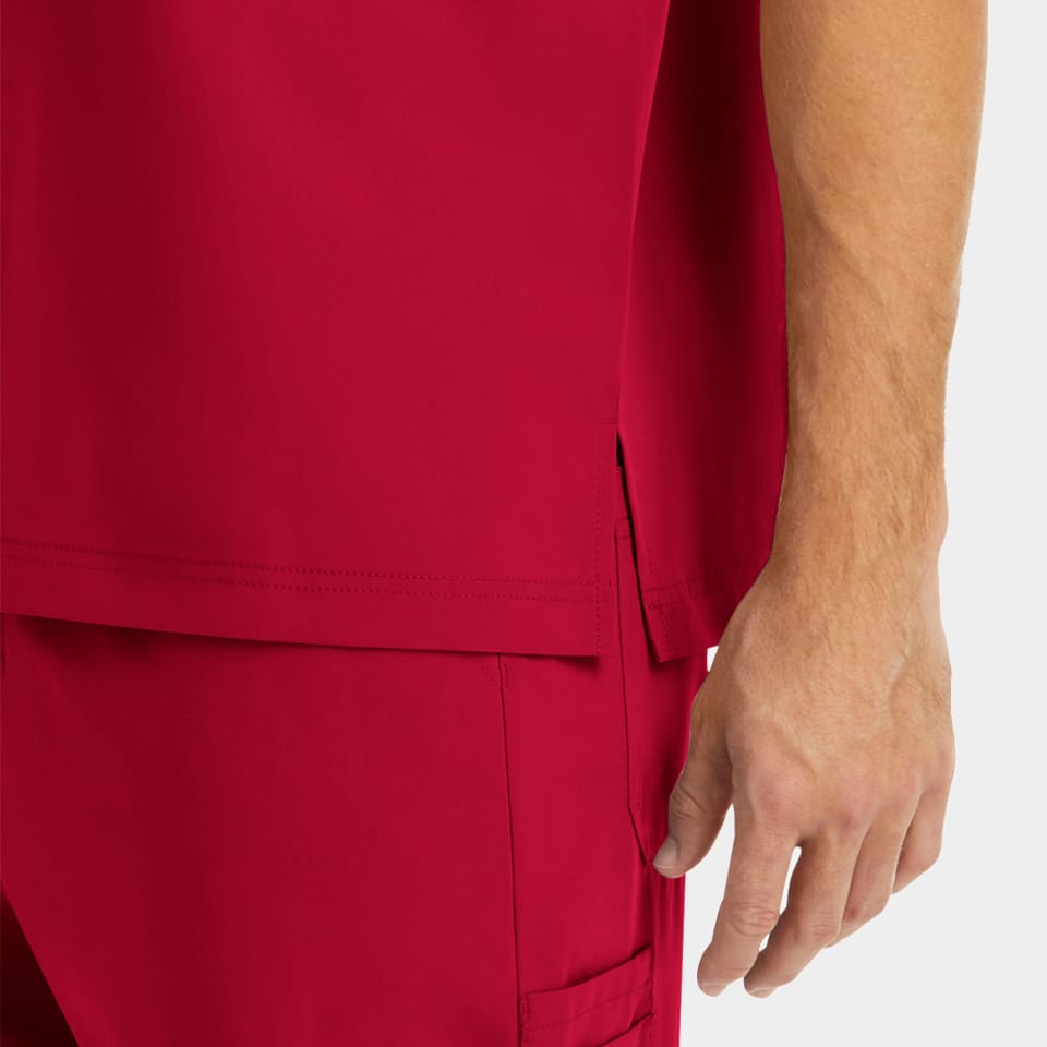 Men's Chest Pocket V-Neck Top | 5801