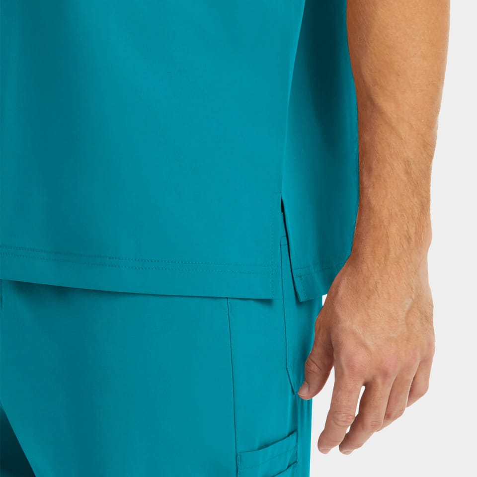 Men's Chest Pocket V-Neck Top | 5801