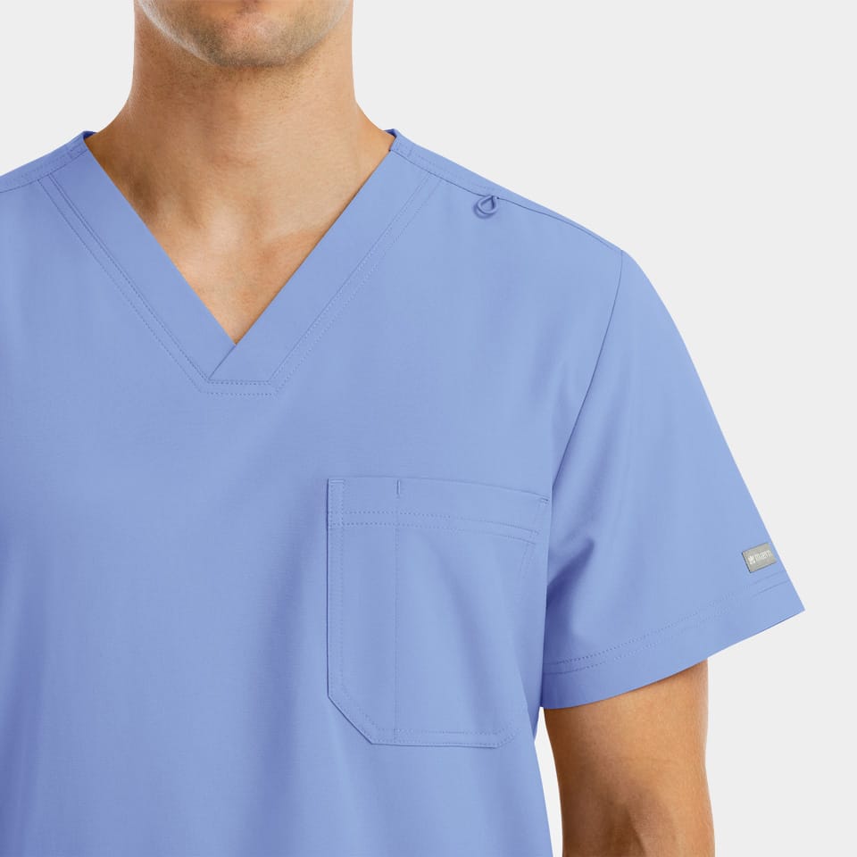 Men's 3-Pocket V-Neck Top | 5802