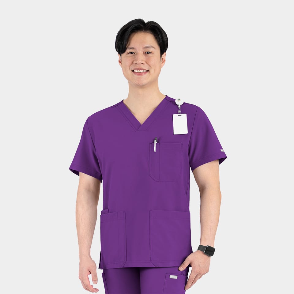 Men's 3-Pocket V-Neck Top | 5802