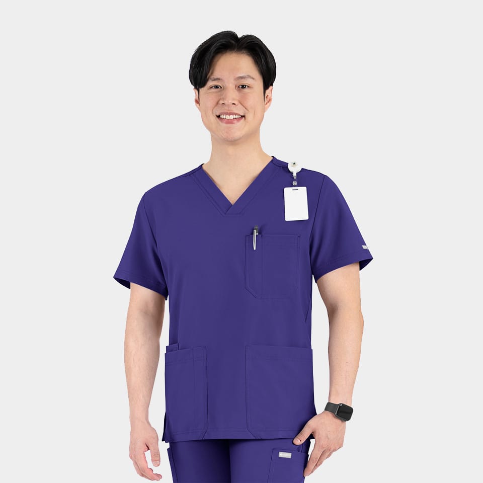 Men's 3-Pocket V-Neck Top | 5802