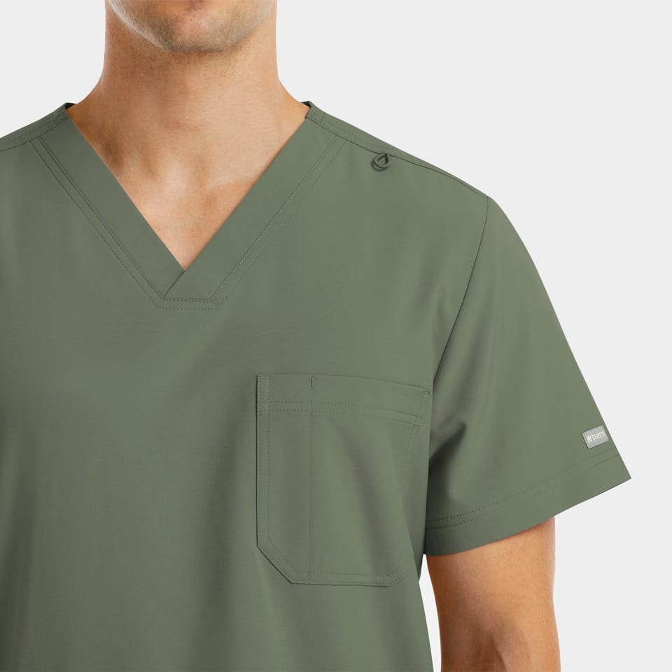 Men's 3-Pocket V-Neck Top | 5802