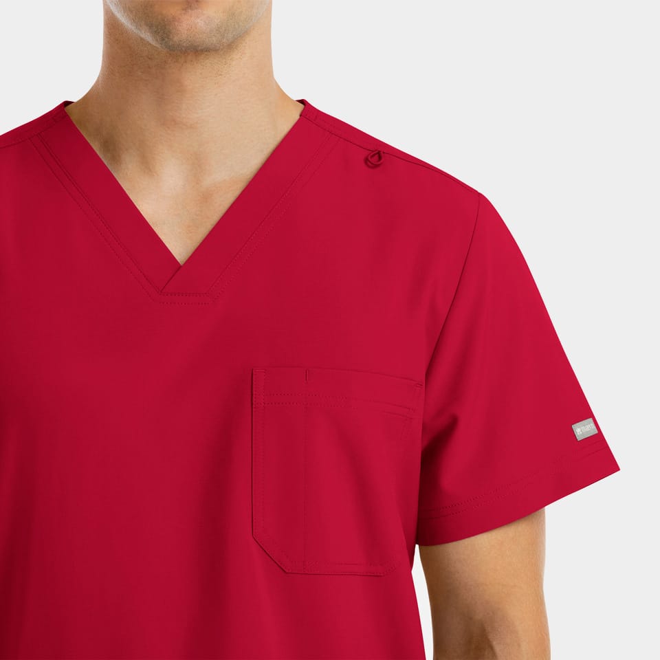Men's 3-Pocket V-Neck Top | 5802
