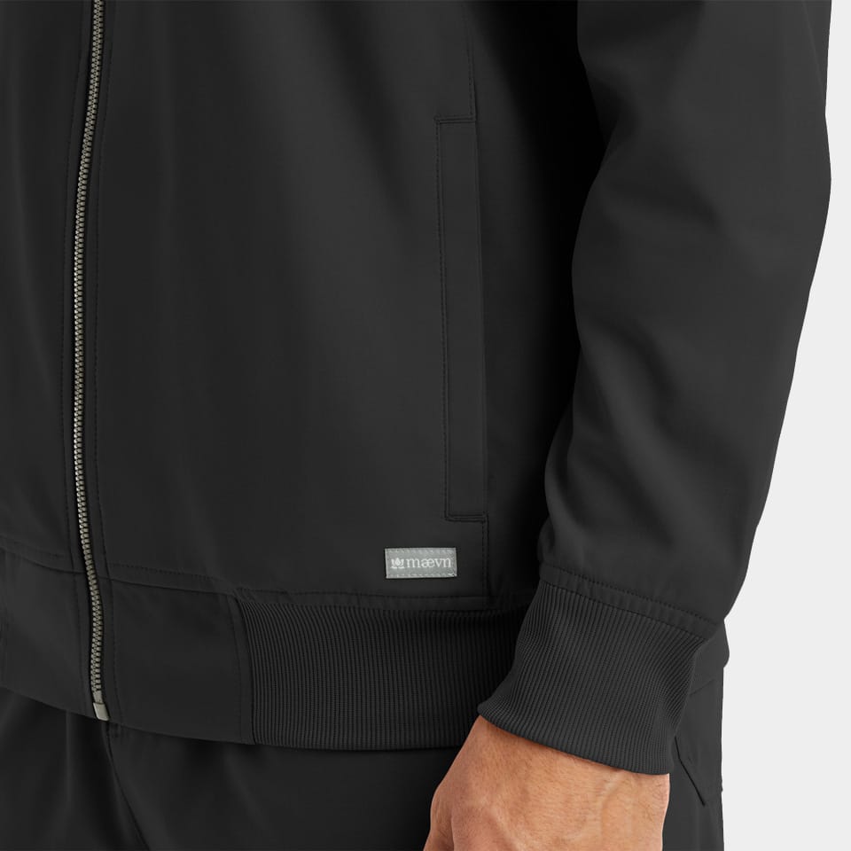 Men's Front Zip Warm-Up Jacket | 5861