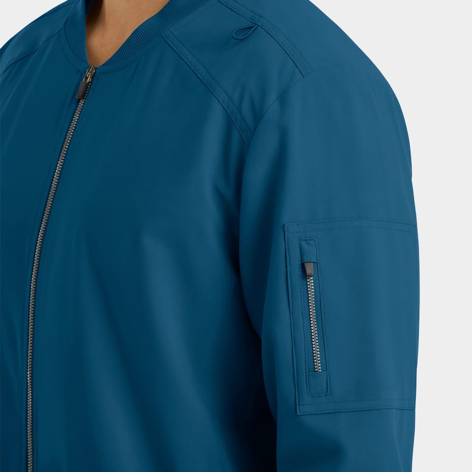 Men's Front Zip Warm-Up Jacket | 5861