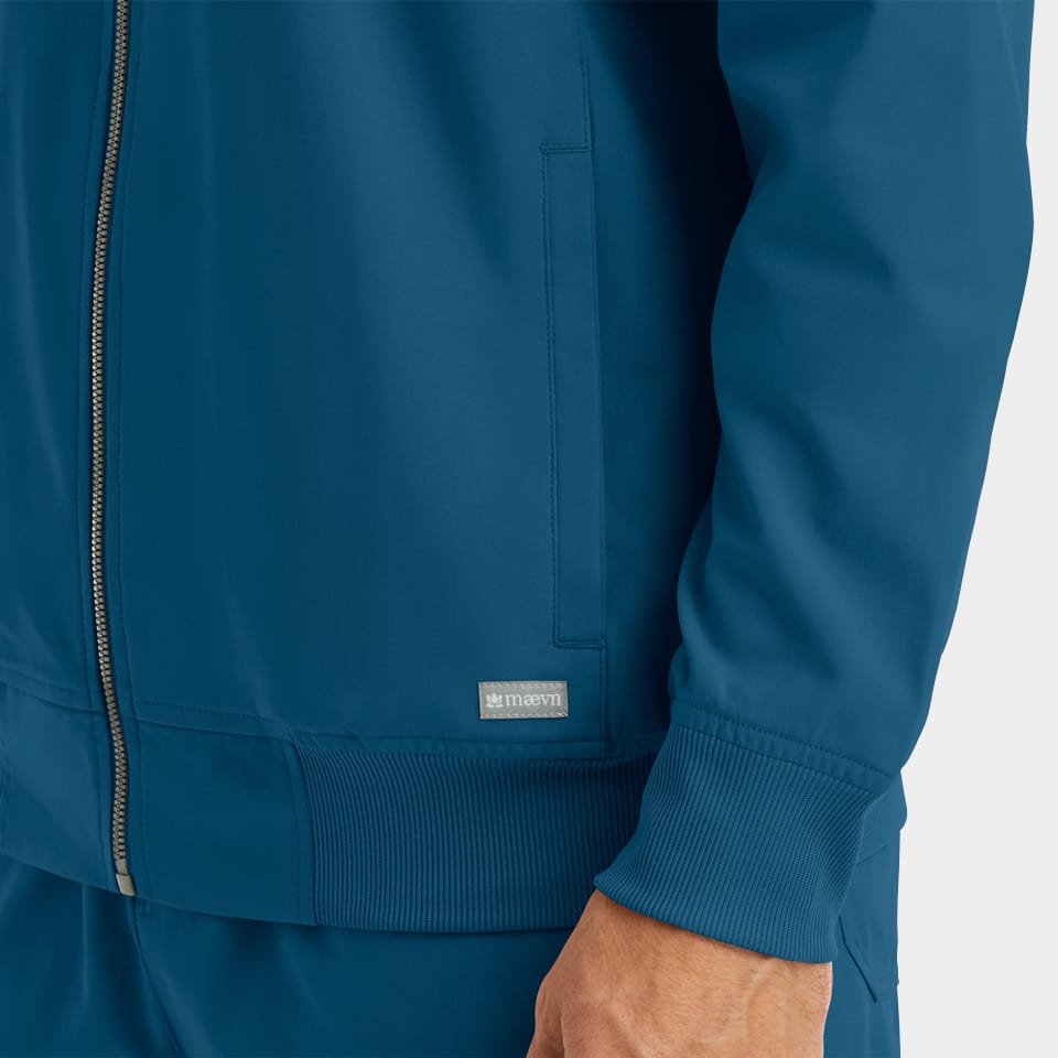 Men's Front Zip Warm-Up Jacket | 5861