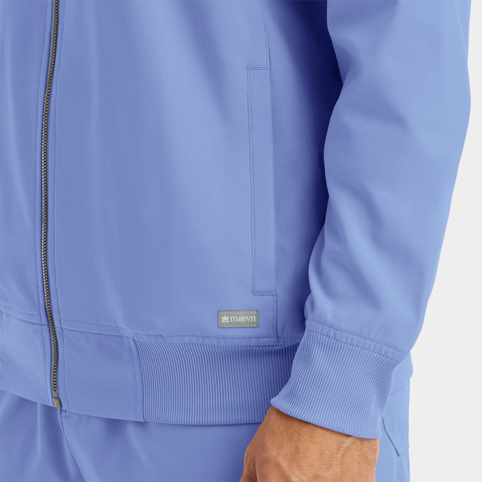 Men's Front Zip Warm-Up Jacket | 5861