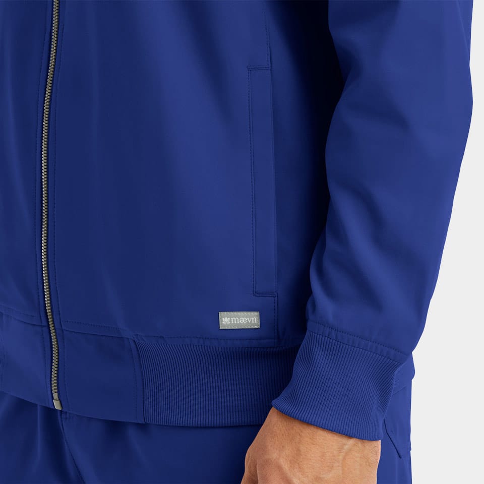 Men's Front Zip Warm-Up Jacket | 5861